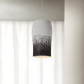 Crust Thin Pendant Lamp ∅ 10.6″ x H 20.9″ / Dia 27cm x H 53cm / Grey & black Pendant light