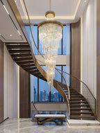 Crystal Spiral Chandelier