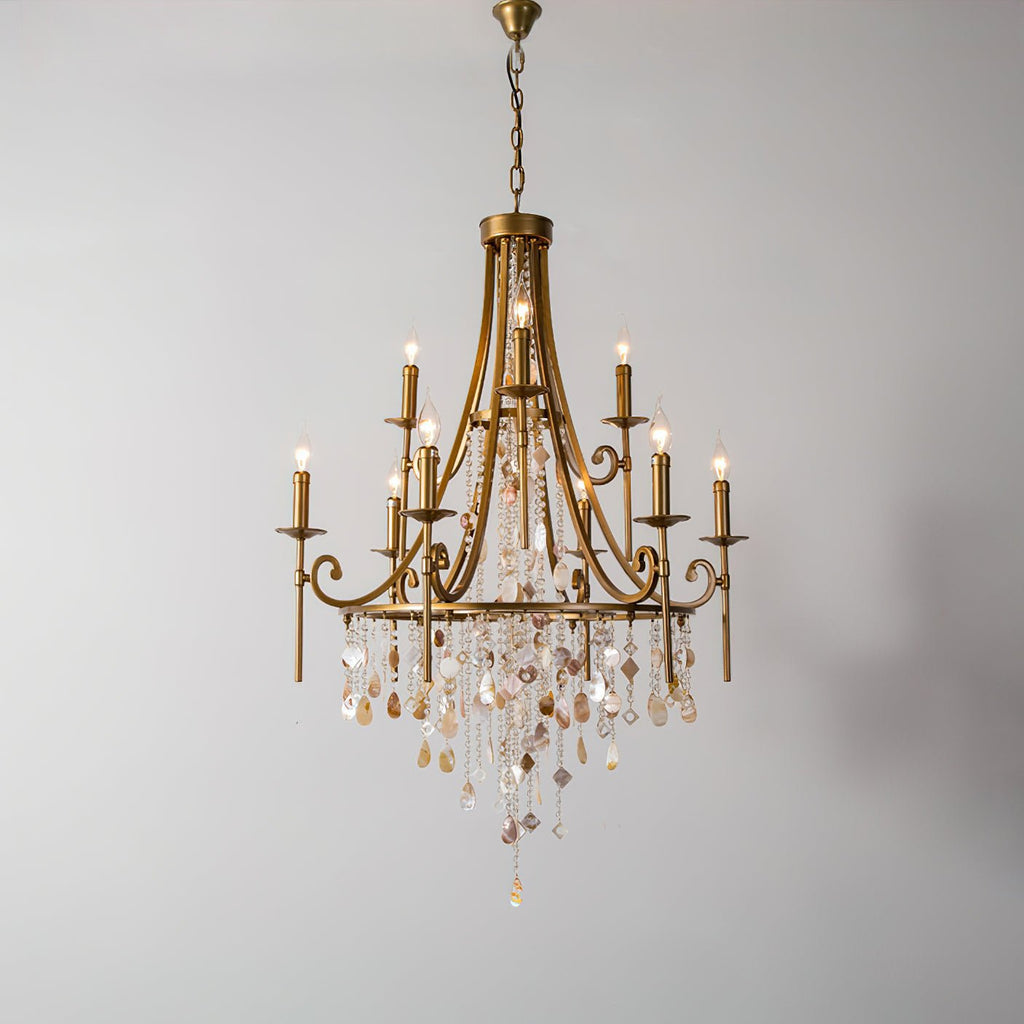 Tatum Lux Shell Crystal Chandelier