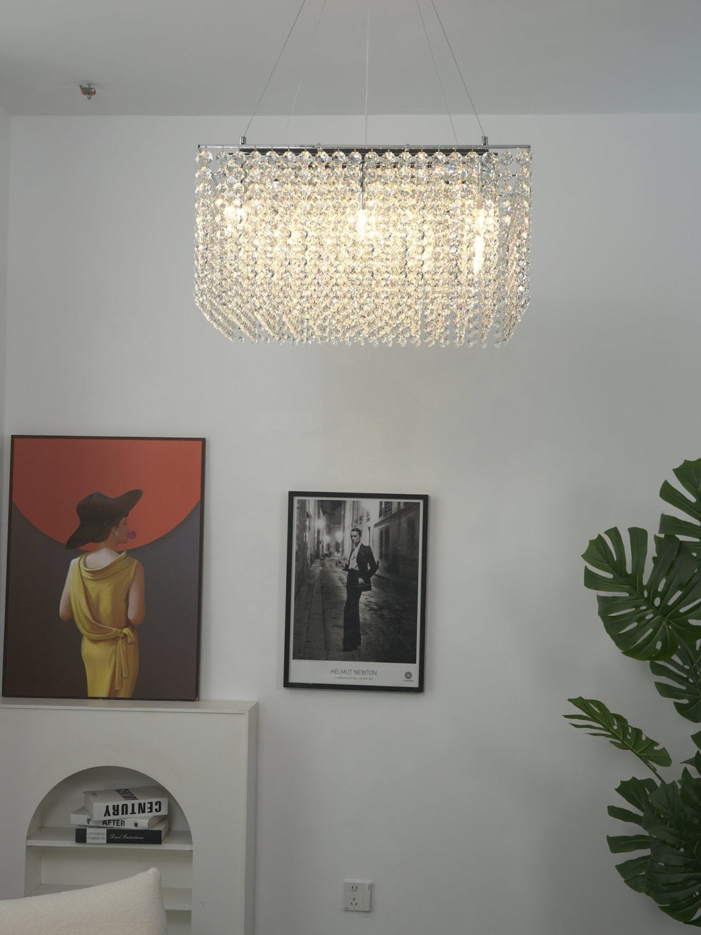 Crystal Frame Chandelier