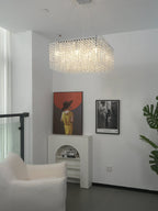 Crystal Frame Chandelier