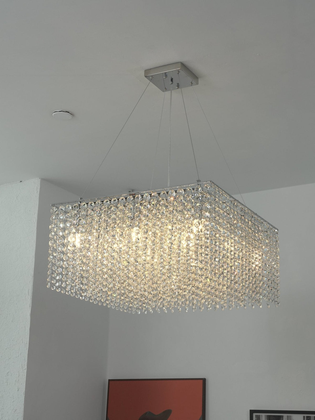 Crystal Frame Chandelier