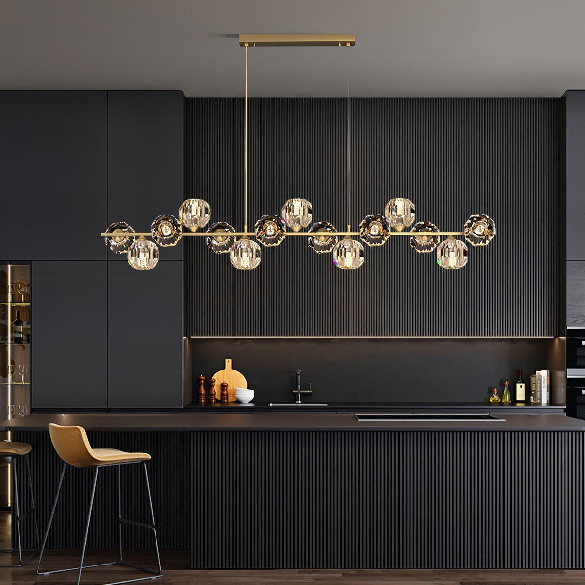 Crystal Glass Ball Chandelier Chandelier