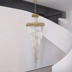 Crystal Spiral Chandelier