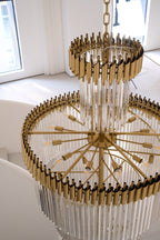 Crystal Spiral Chandelier