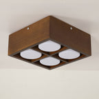 Cobra Wood Ceiling Light