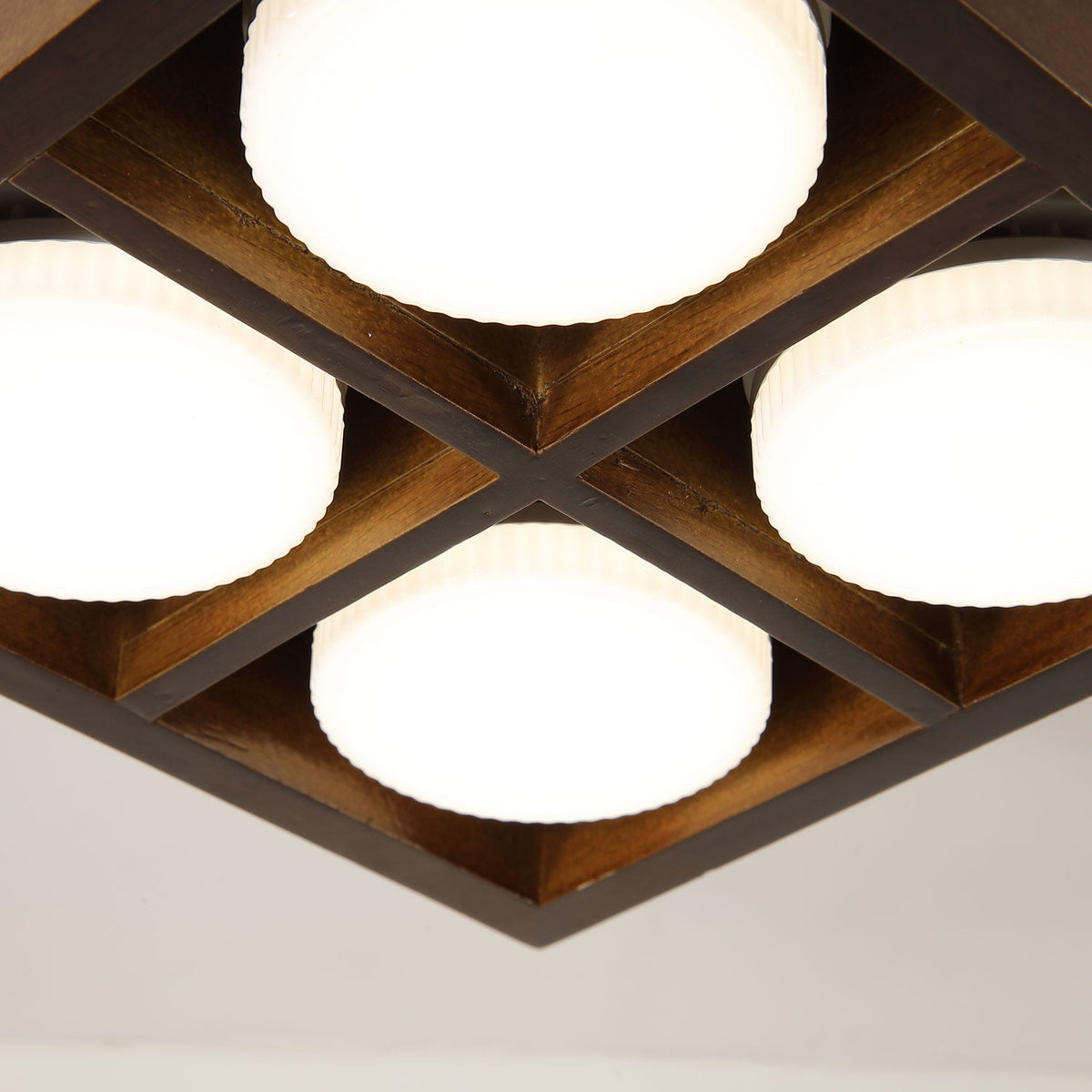 Cobra Wood Ceiling Light