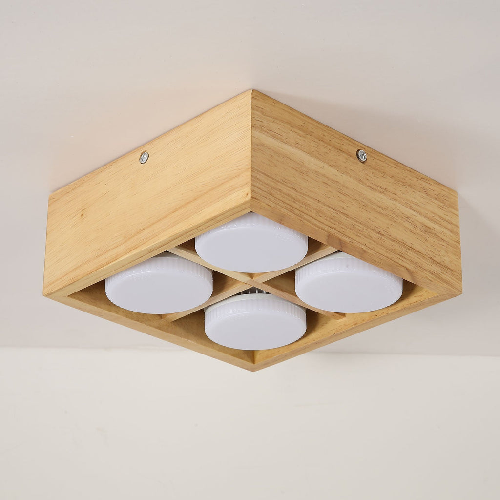 Cobra Wood Ceiling Light