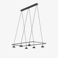 Cupolina Chandelier ∅ 47.2″ x H 5.1’’ / Black / Warm Light Chandelier