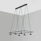 Cupolina Chandelier ∅ 47.2″ x H 5.1’’ / Black / Warm Light Chandelier
