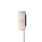 Cylinder Fabric Wall Lamp ∅ 4.7″ x H 11.8″ / Dia 12cm x H 30cm / White / US Plug Wall lamp