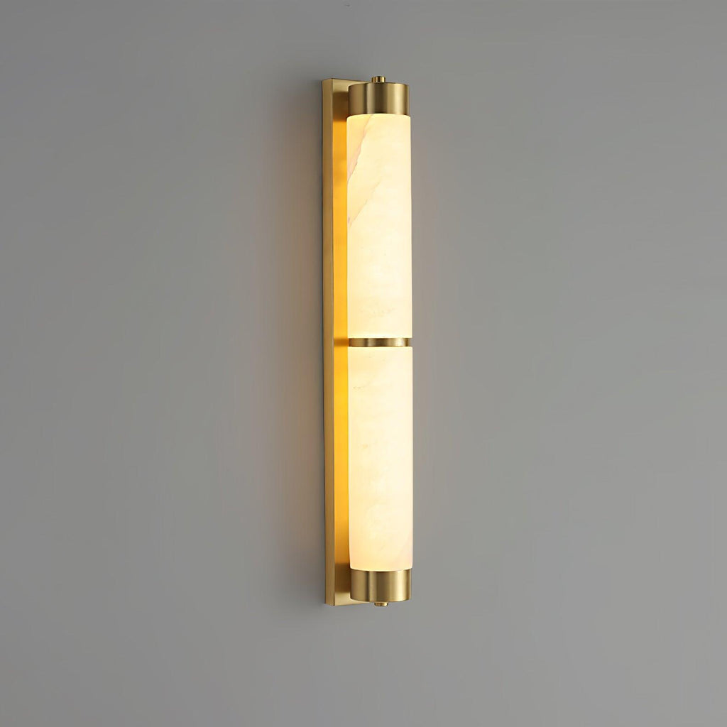 Cylindra Alabaster Brass Wall Light Wall lamp