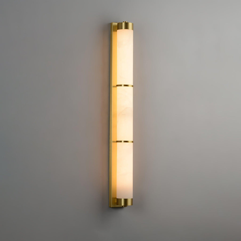Cylindra Alabaster Brass Wall Light Wall lamp