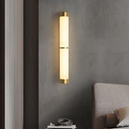 Cylindra Alabaster Brass Wall Light Wall lamp