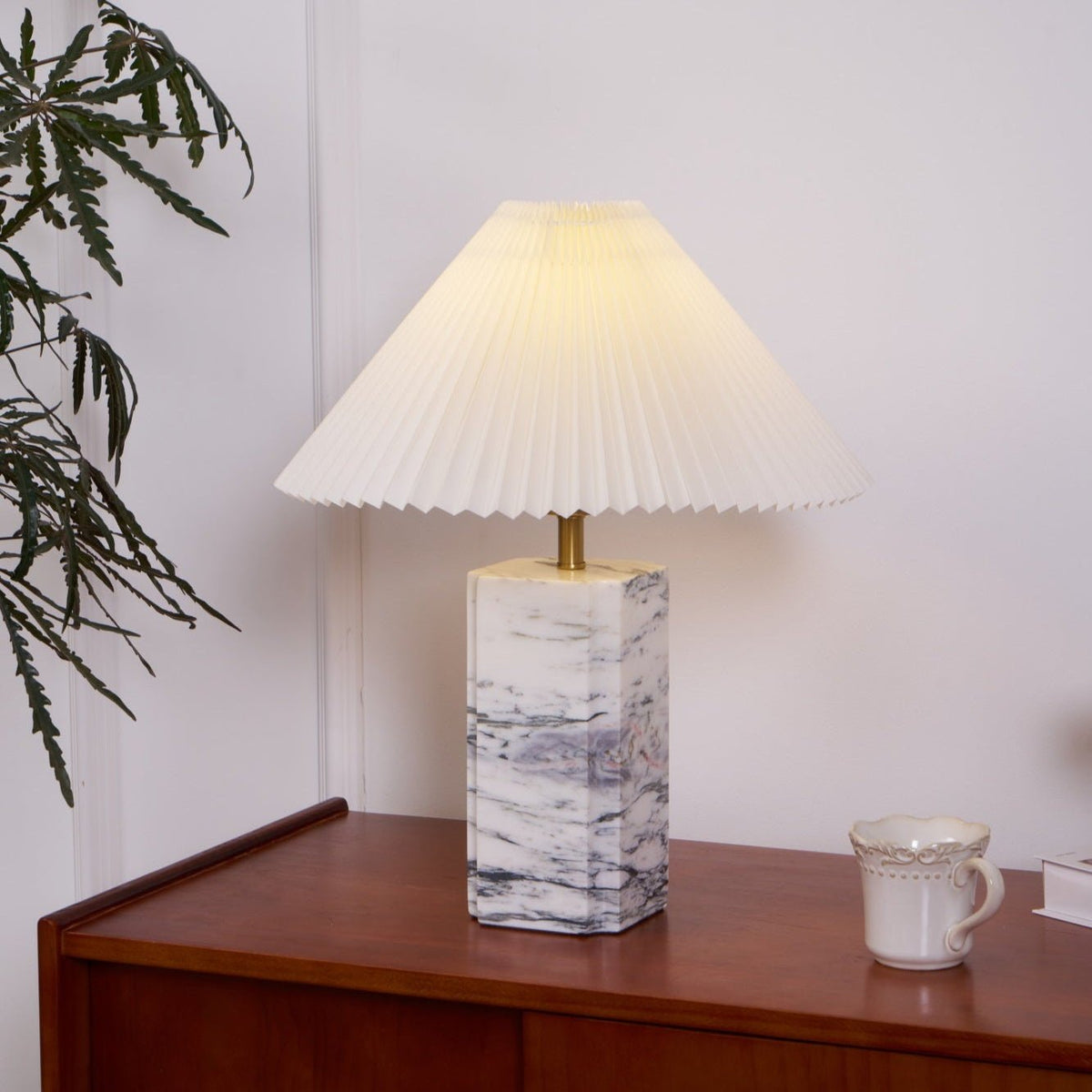 Bianca Marble Table Lamp