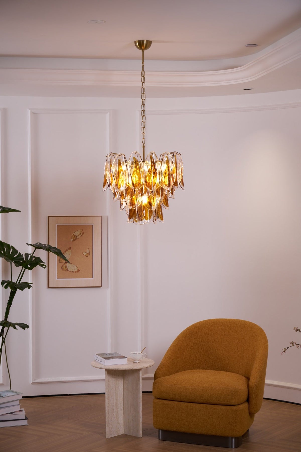 Solviva Glass Chandelier