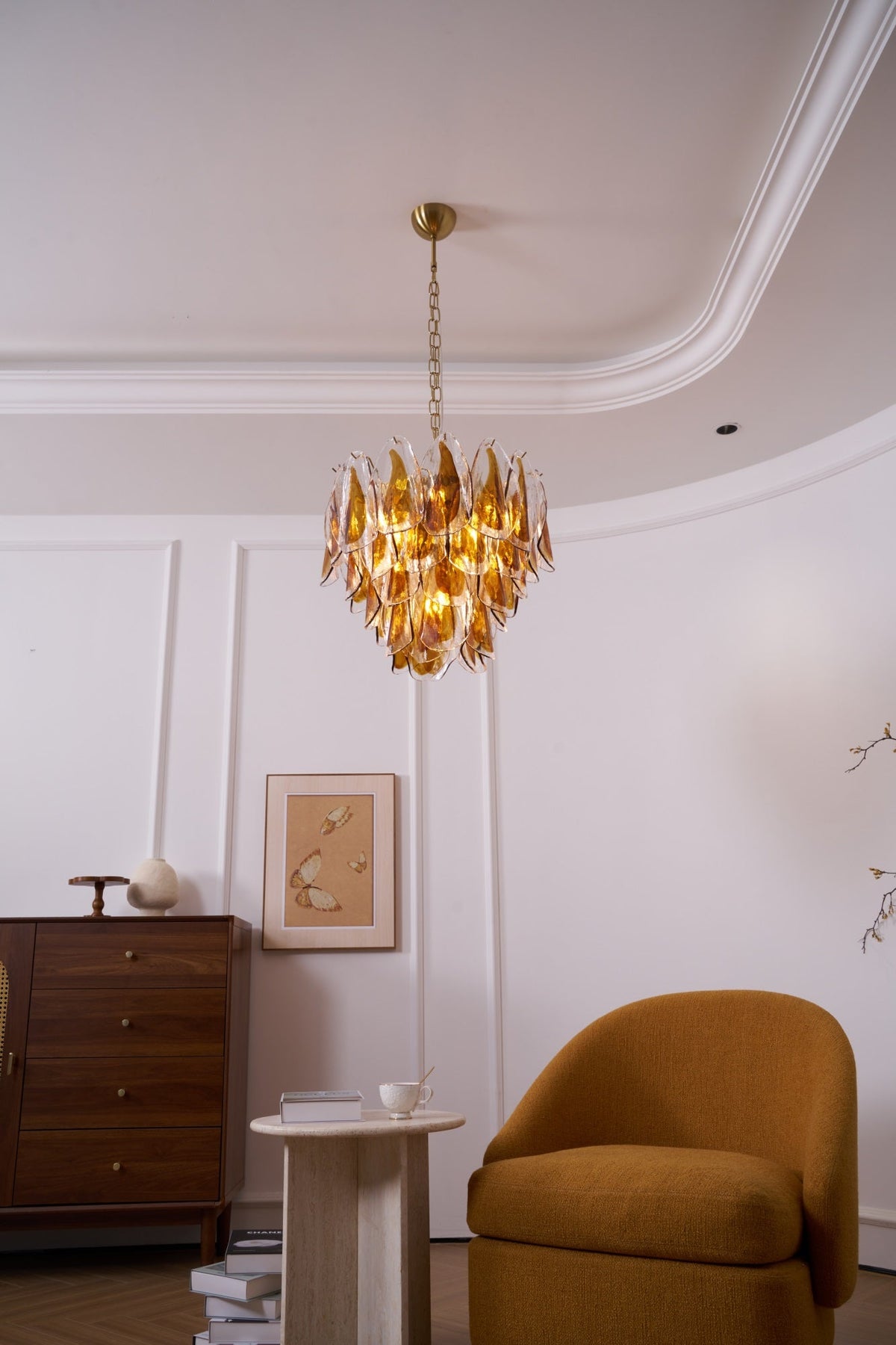 Solviva Glass Chandelier