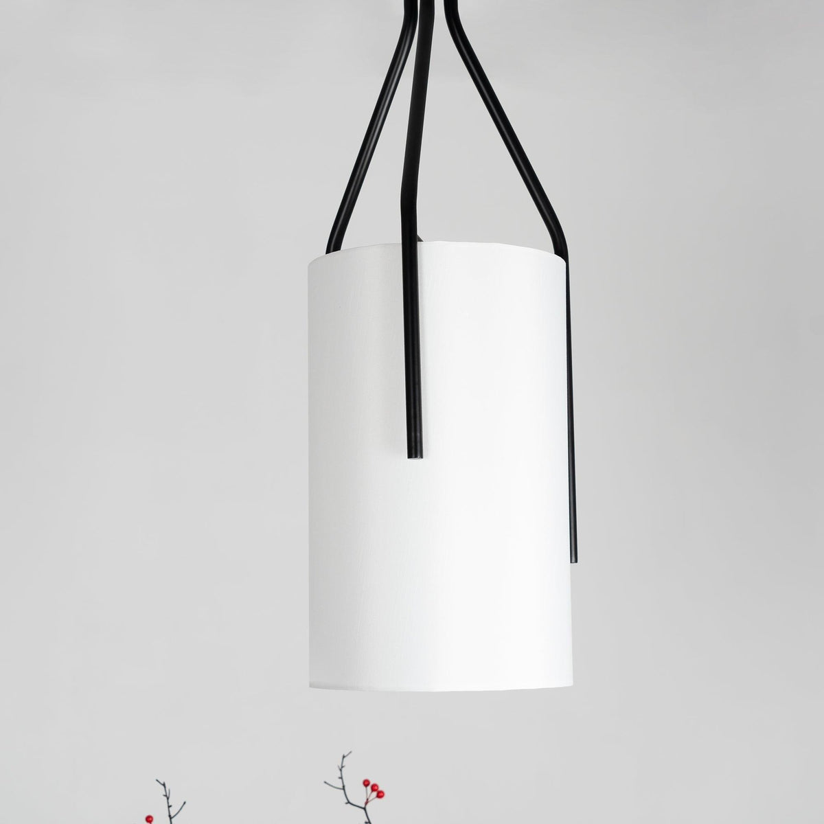 Thorne Linen Cylinder Chandelier