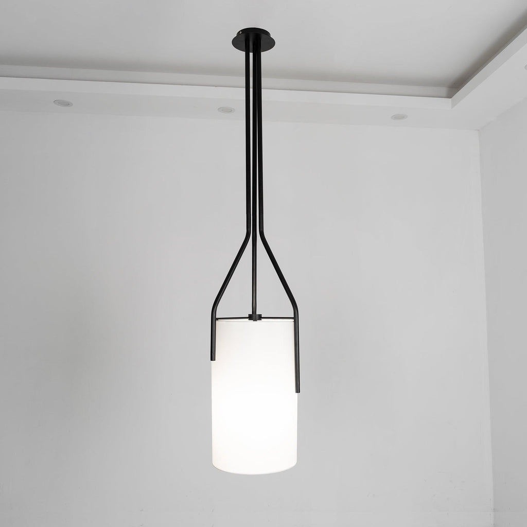 Thorne Linen Cylinder Chandelier