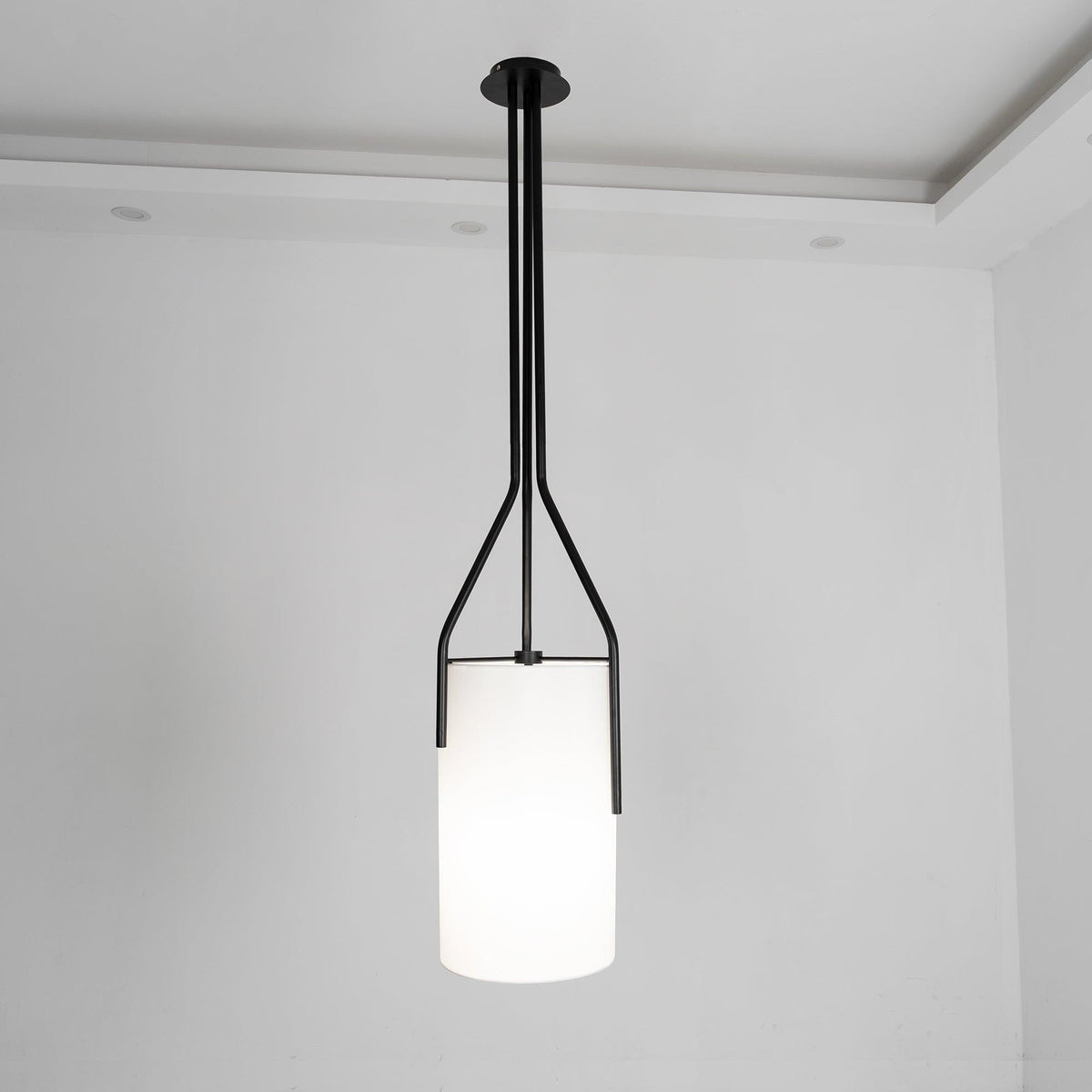 Thorne Linen Cylinder Chandelier