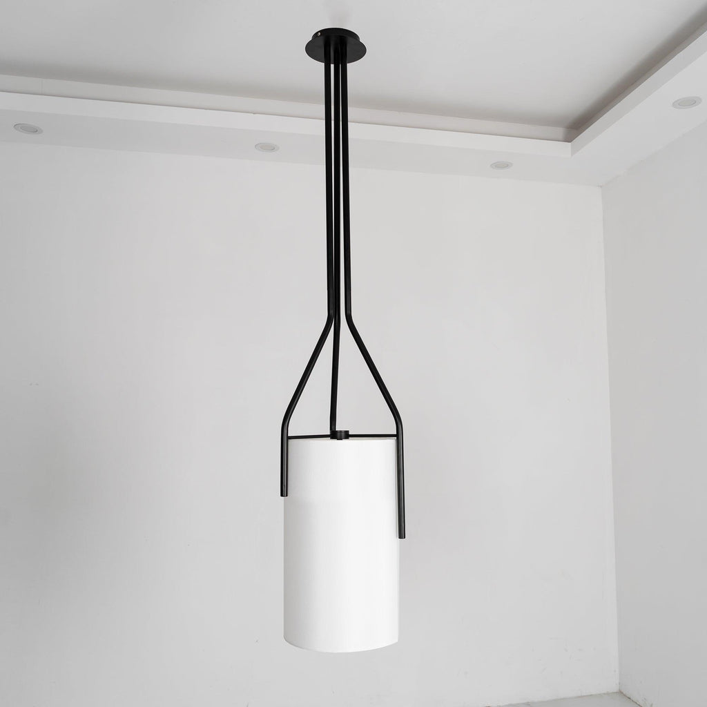 Thorne Linen Cylinder Chandelier