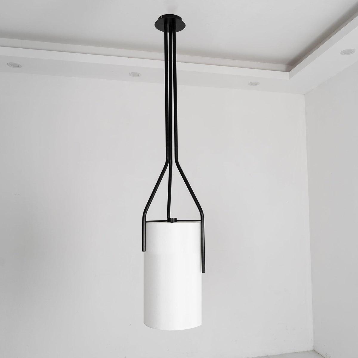 Thorne Linen Cylinder Chandelier