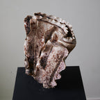 Rippled Clay Table Lamp