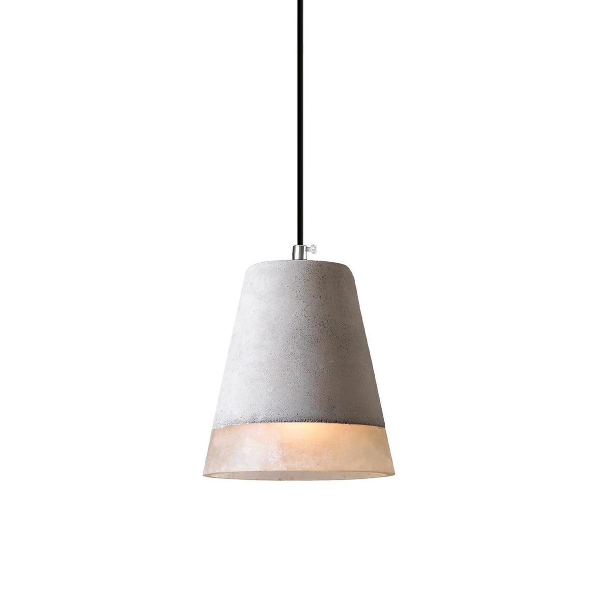 Delia Cement Pendant Light ∅ 7.1″ x H 7.9″ / Dia 18cm x H 20cm / Light grey Pendant light