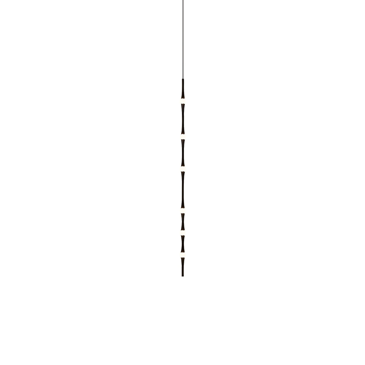 Dew Explores Pendant Light Vertical 6 heads ∅ 2.2″ x H 47.2″ / Dia 5.5cm x H 120cm / Black / Warm White Pendant light