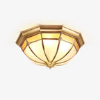 Dome Brass Flush Ceiling Lamp Ceiling lamp