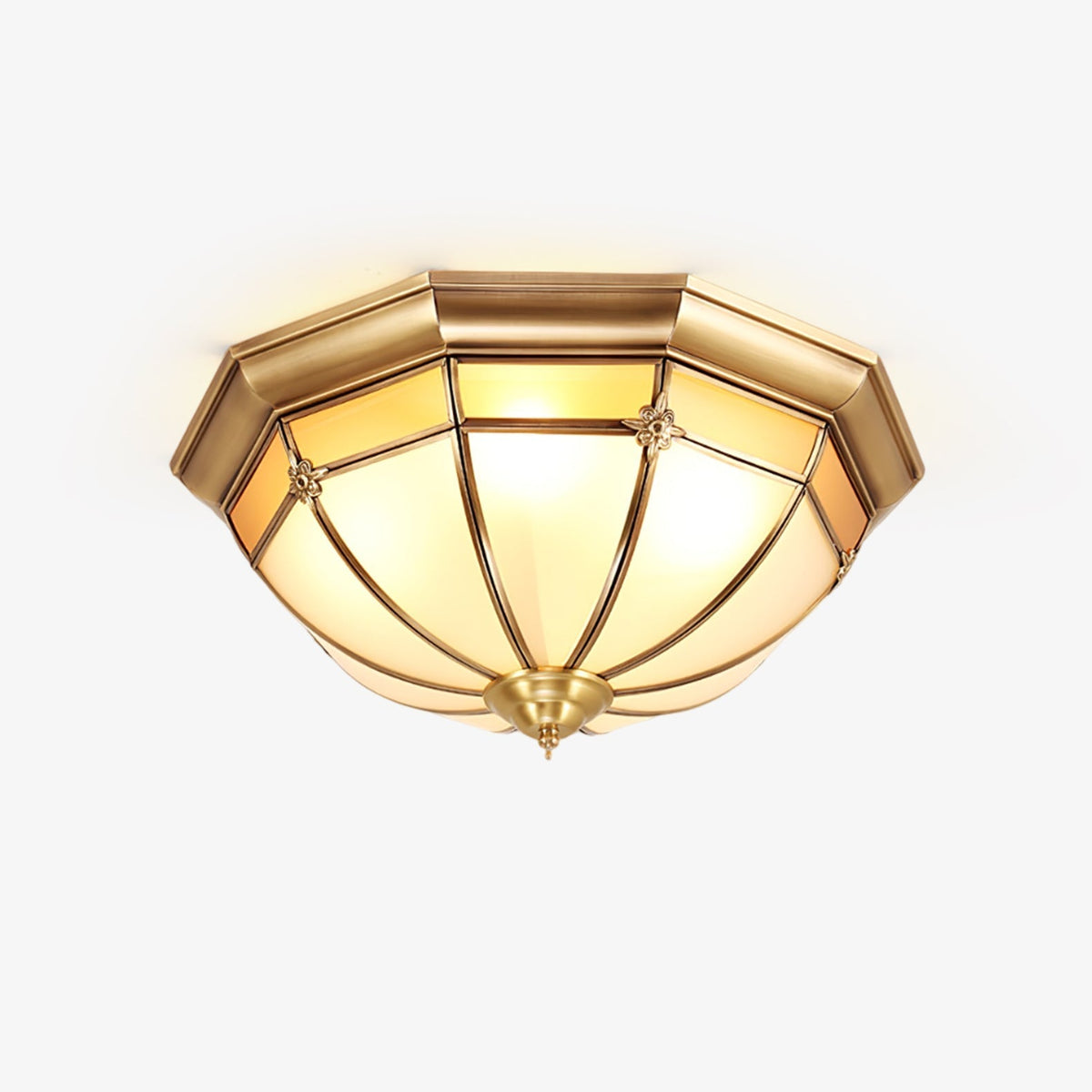 Dome Brass Flush Ceiling Lamp Ceiling lamp