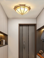 Dome Brass Flush Ceiling Lamp Ceiling lamp