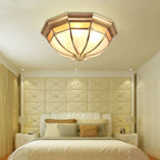 Dome Brass Flush Ceiling Lamp Ceiling lamp