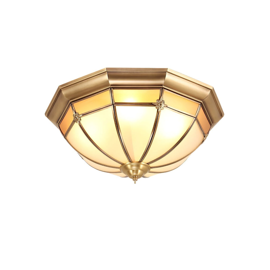 Dome Brass Flush Ceiling Lamp Ceiling lamp