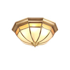 Dome Brass Flush Ceiling Lamp Ceiling lamp