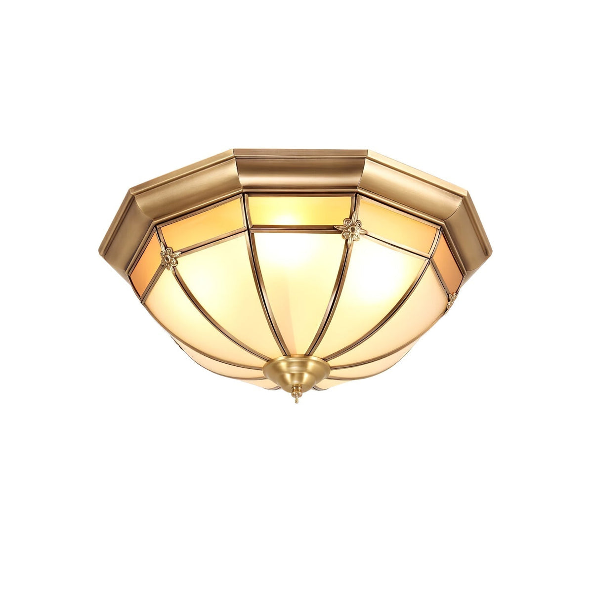 Dome Brass Flush Ceiling Lamp Ceiling lamp