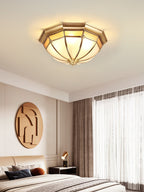 Dome Brass Flush Ceiling Lamp Ceiling lamp