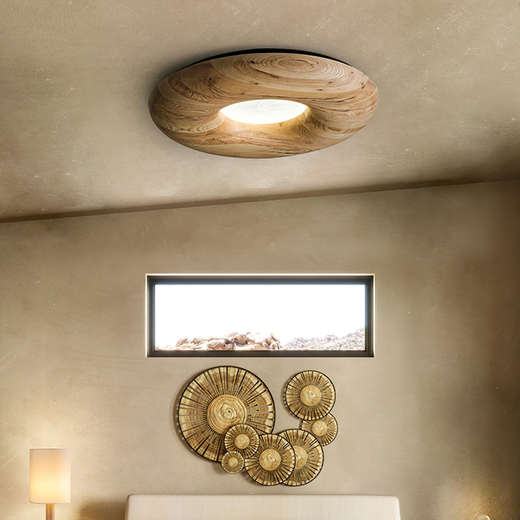 Donut Wood Ceiling Light Ceiling lamp