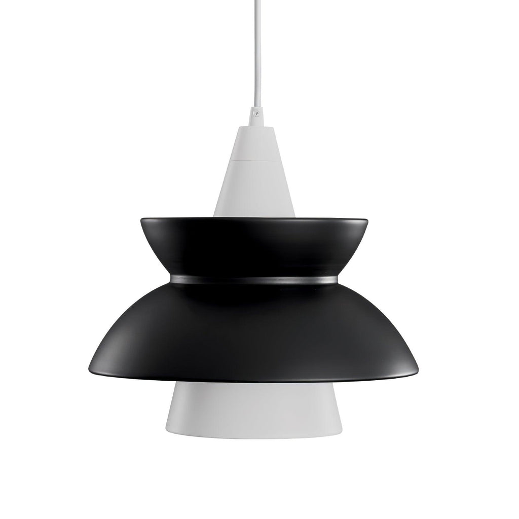 Doo Wop Pendant Lamp ∅ 11.2″ x H 10.4″ / Dia 28.5cm x H 26.5cm / Black & White Pendant light
