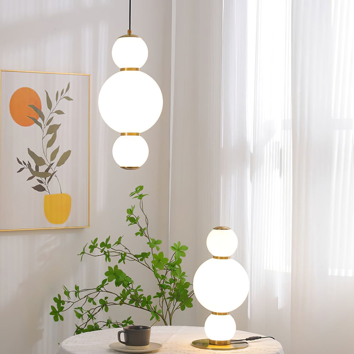 Double Globe Pendant Lamp Pendant light