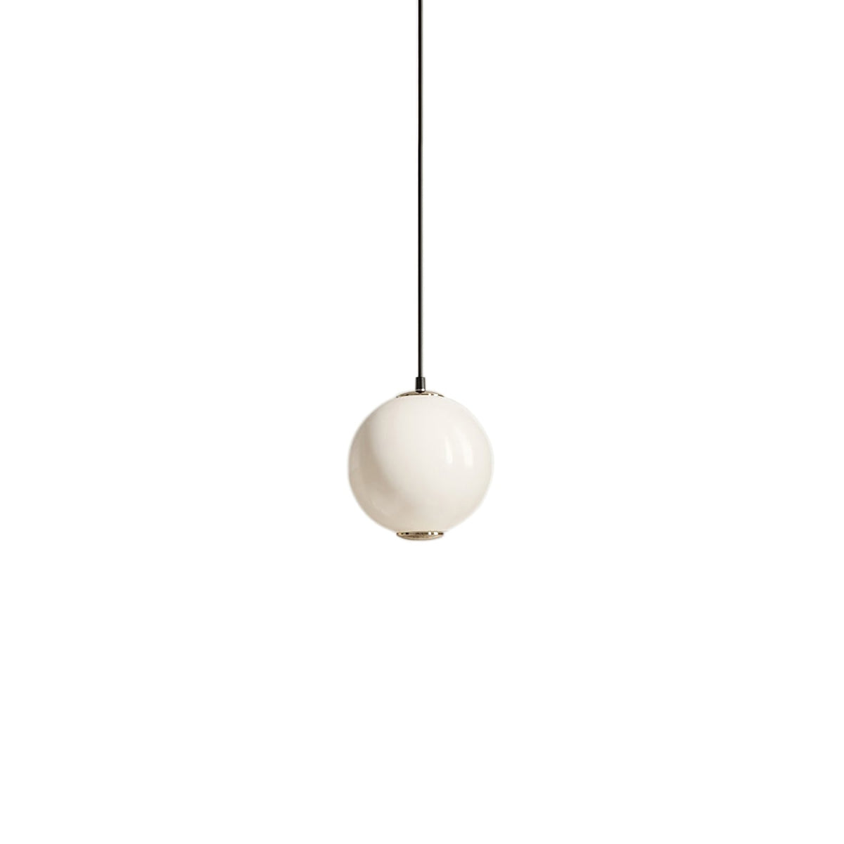 Double Globe Pendant Lamp 1 Head ∅ 7.1″ x H 7.5″ / Dia 18cm x H 19cm / Gold & White / Warm Light Pendant light