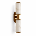 Dualis Alabaster Wall Sconce