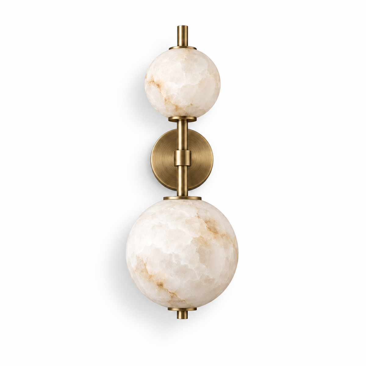 Duet Alabaster Wall Sconce
