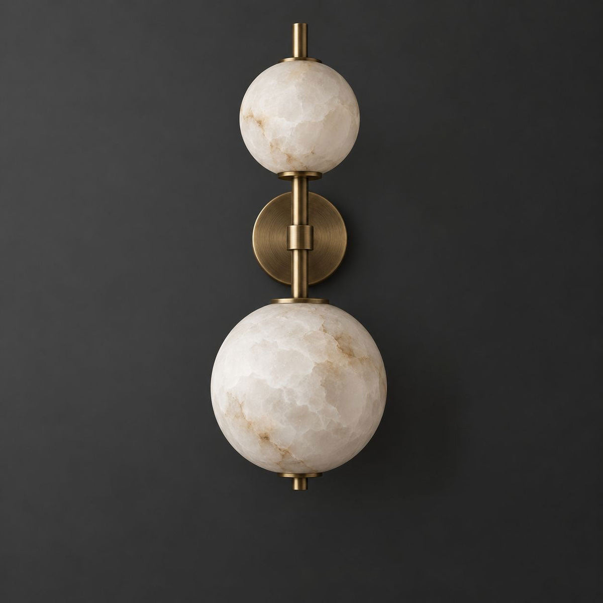 Duet Alabaster Wall Sconce