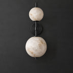 Duet Alabaster Wall Sconce
