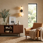 Duet Alabaster Wall Sconce