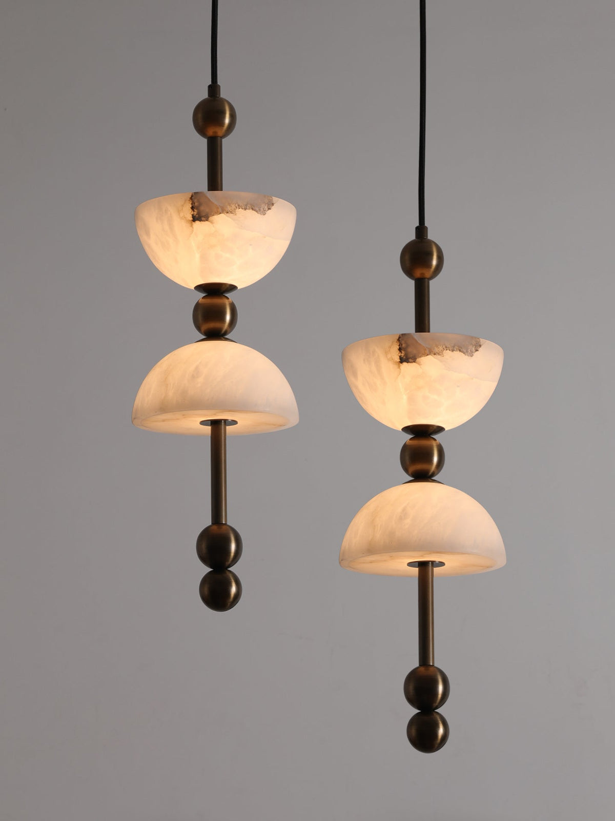 Duo Alabaster Pendant Lamp