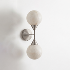 Duolune Alabaster Up Down Wall Sconce