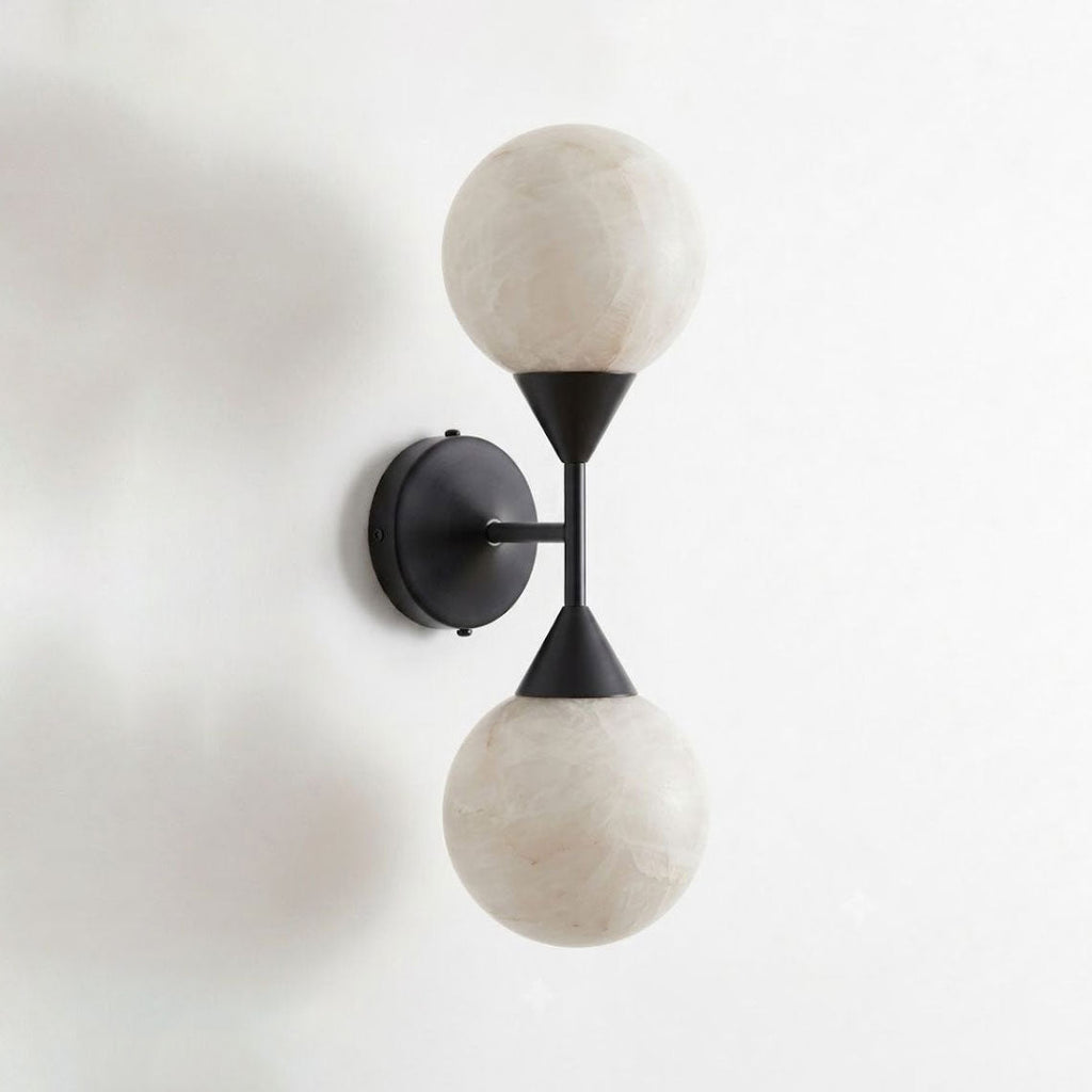 Duolune Alabaster Up Down Wall Sconce