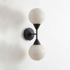 Duolune Alabaster Up Down Wall Sconce